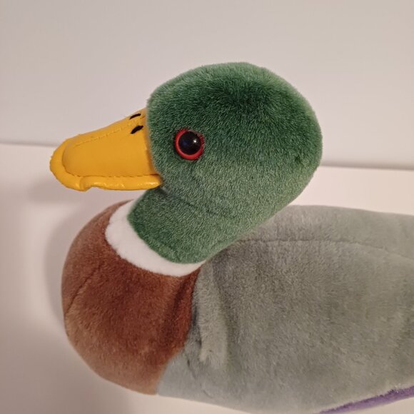 Mallard Duck Soft Stuffed Plush Toy 10'' x 8'' - Picture 8 of 8